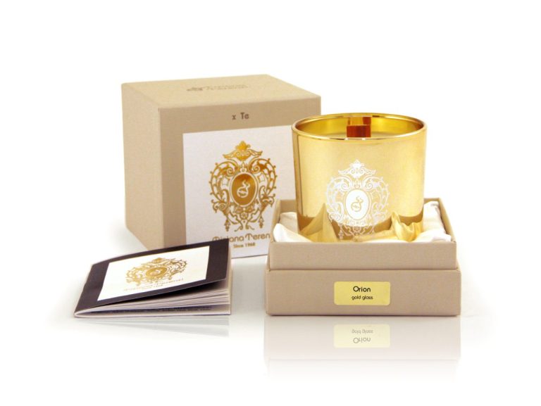 TizianaTerenzi Orion Gold Glass Candle Base