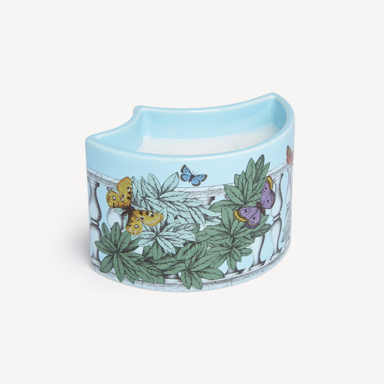 NEL Mentre Tower Scented Candle Farfalle Balaustra - Fragrance Giardino Segreto